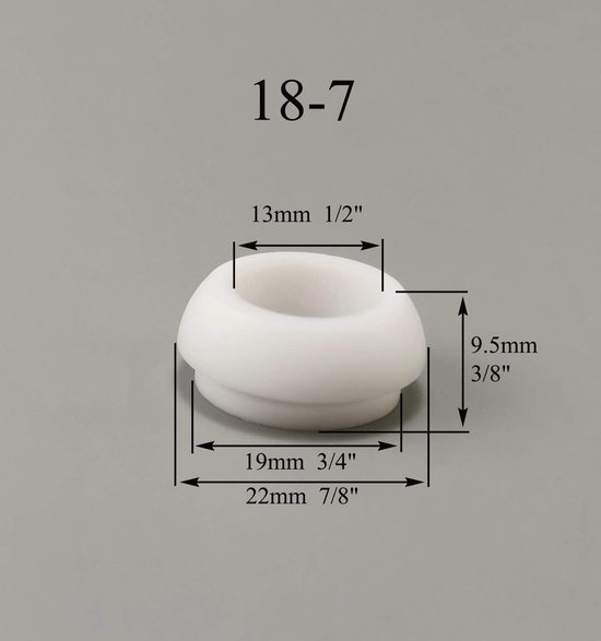 TIG-lasbrander isolatorbekerpakking set voor lucht- en watergekoelde toortsen - 8 stuks — afbeelding 5