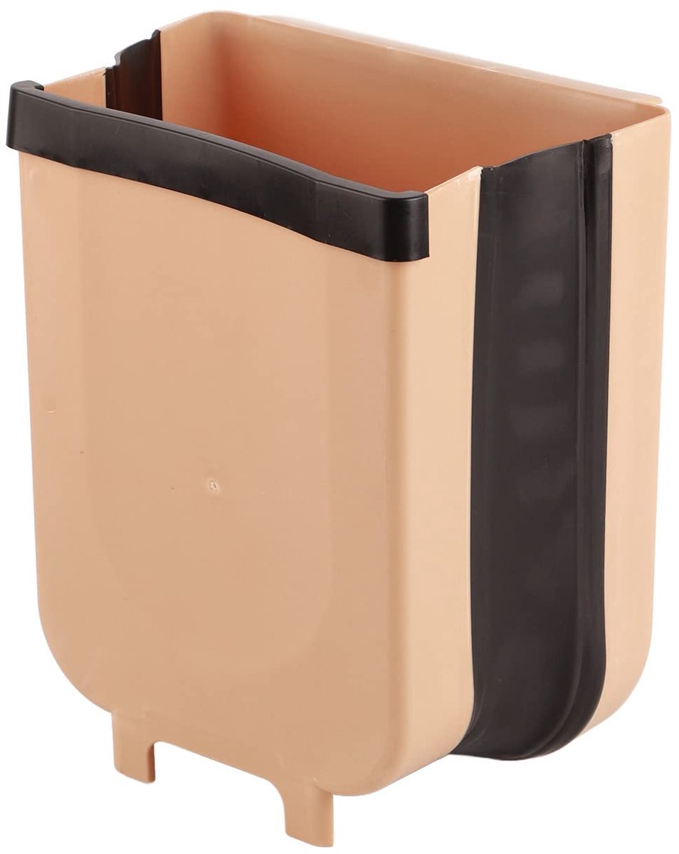 Dailygoods - Vouwbare Afvalbak voor de Keuken - 2.4L Wandmontage en Draagbaar
