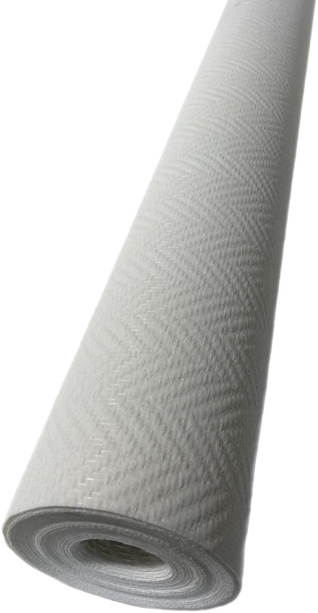 Dailygoods - Glasvezelbehang Visgraat 165 g/m² - Duurzaam behang voor muren
