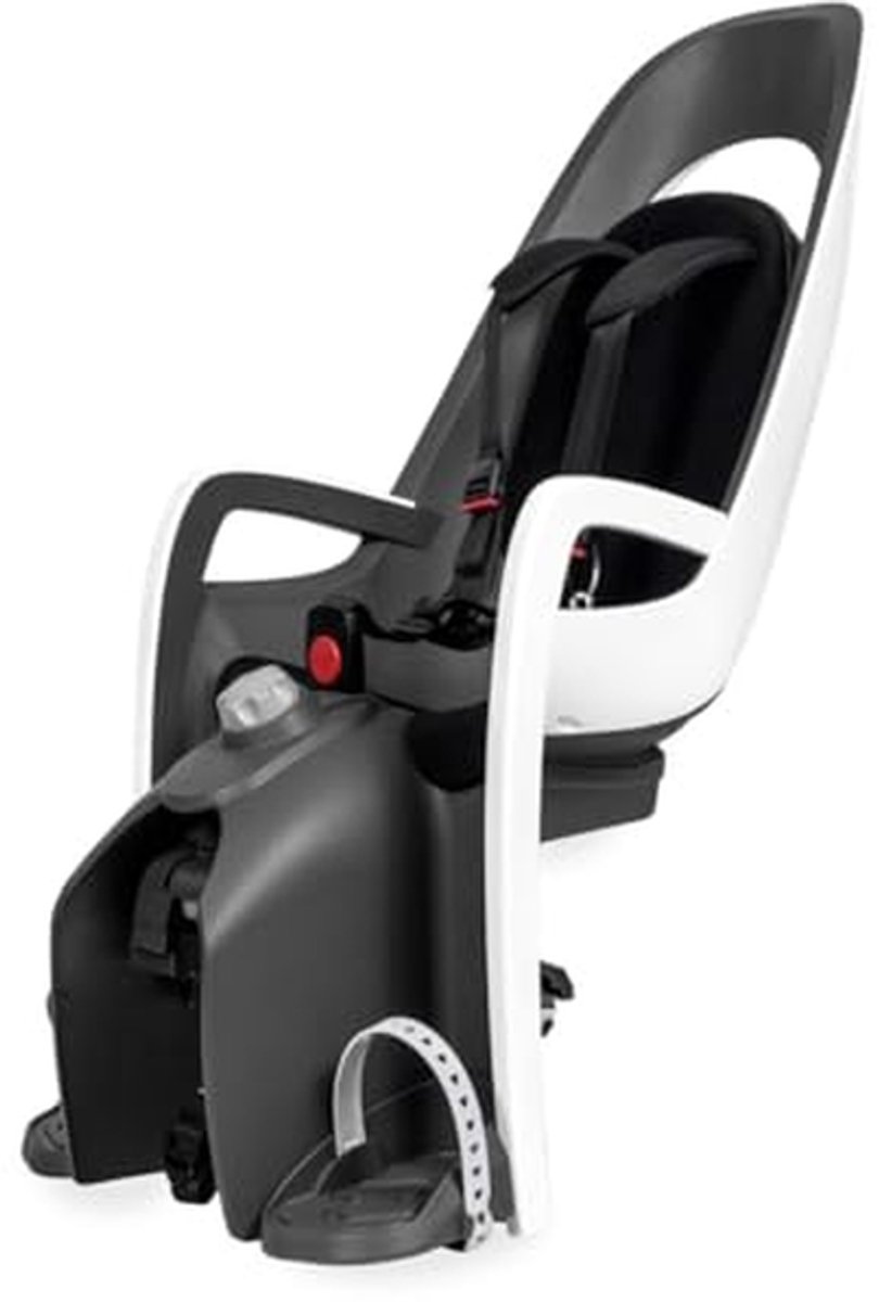 Fietsstoeltje - Kinderzitje Fiets - Veilig Fietsen - Verende Zit - Max 22 kg - Wit Grijs