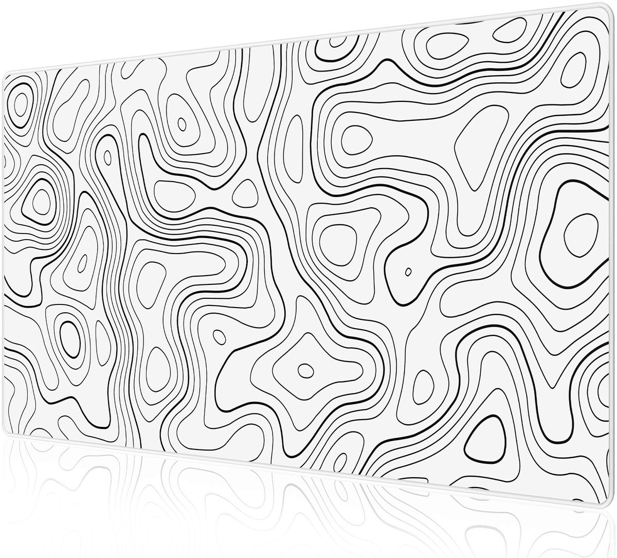 SnelShoppen - Anpollo Muismat XXL Groot 900 x 400 mm met Waterdichte en Antislip Rubberen Bodem voor PC, MacBook, Gaming-Pc, Studeren en Thuisgebruik,