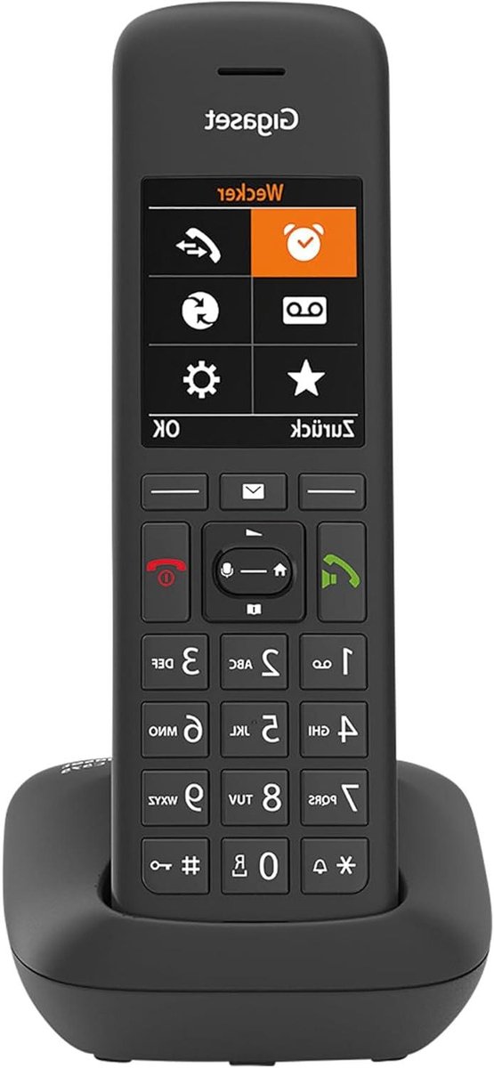 Draadloze Telefoon - DECT Telefoon - Thuis Bellen - Groot Kleurenscherm - 118 Gram - Zwart