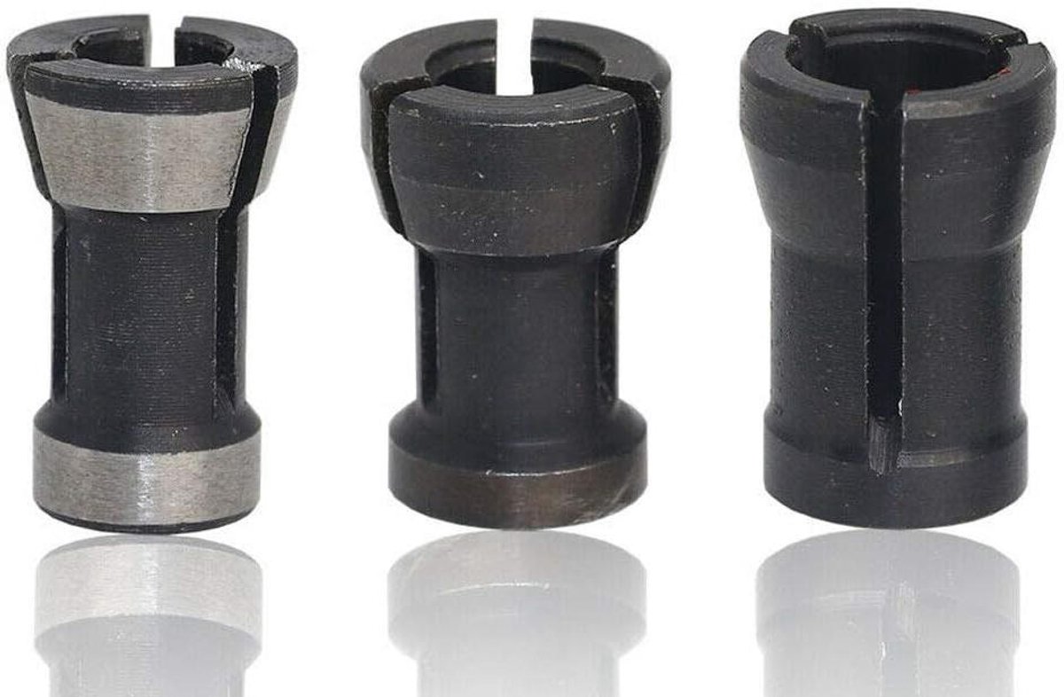 Spantang Chuck Adapter - Freesmachine Onderdelen - Houtbewerking - Hoge Precisie - 8mm 6.35mm 6mm - Metaal