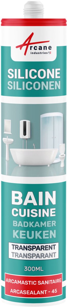 Voeg voor badkamer: Silicone douche, badkuip, wastafel - ARCASEALANT - 45
