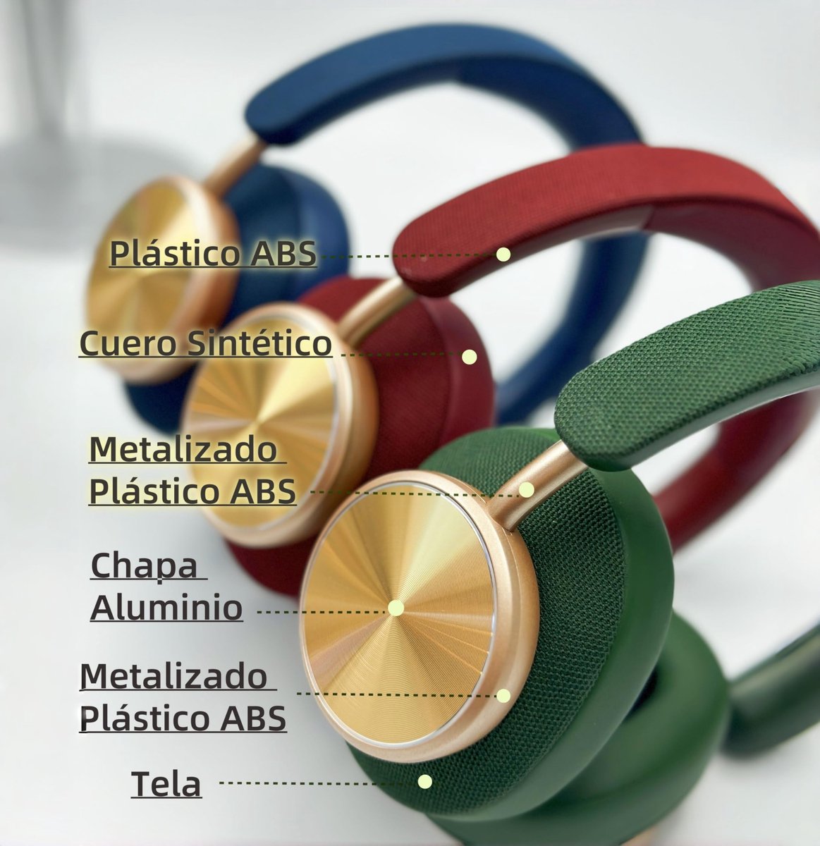 SnelShoppen - Draadloze Bluetooth-hoofdtelefoon 5.3 Over-ear met Ruisonderdrukking, Stereogeluid, Krachtige Bas en 40 Uur Levensduur - Ideaal voor Muz
