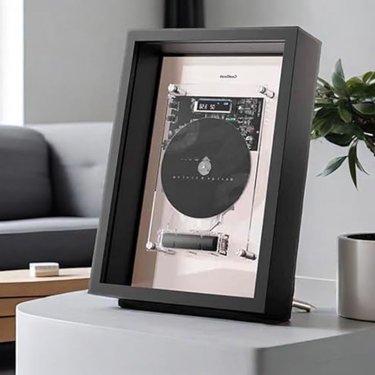 CD-speler - Muziekspeler Audio speler - Muziek Luisteren - Bluetooth 5.0 Connectiviteit - 229mm x 318mm x 64mm - Zwart