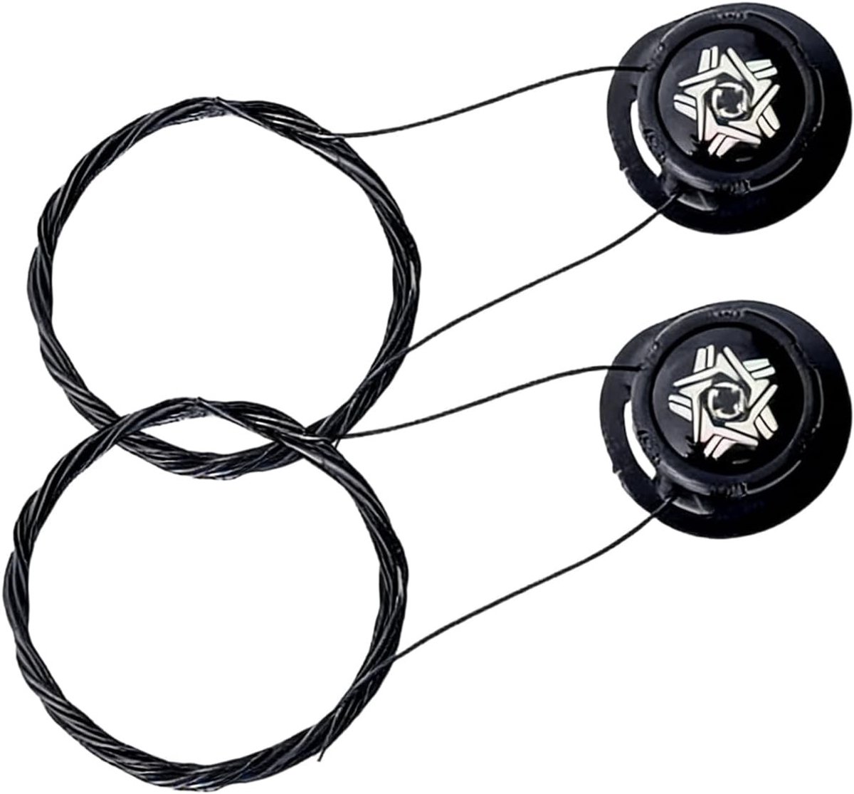 Set van 4 automatische snelbinders met draa sluiting, elastische veters voor sportschoenen en werkschoenen, zwart, eenvoudig te gebruiken zonder installatie