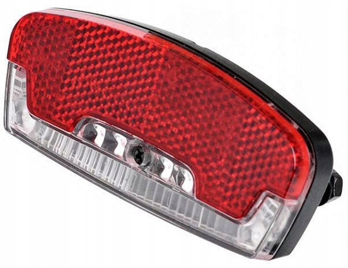 LED Bagagredager Fietslamp XC-286C met Dynamo, 80mm Montage