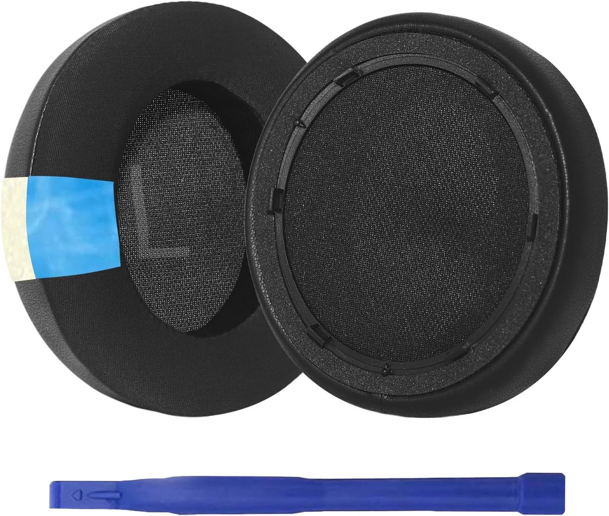 Q45 Vervangende oorkussens compatibel met Anker Soundcore Space Q45 - coole geltextuur en zacht traagschuim voor Soundcore Space Q45 (GL zwart)