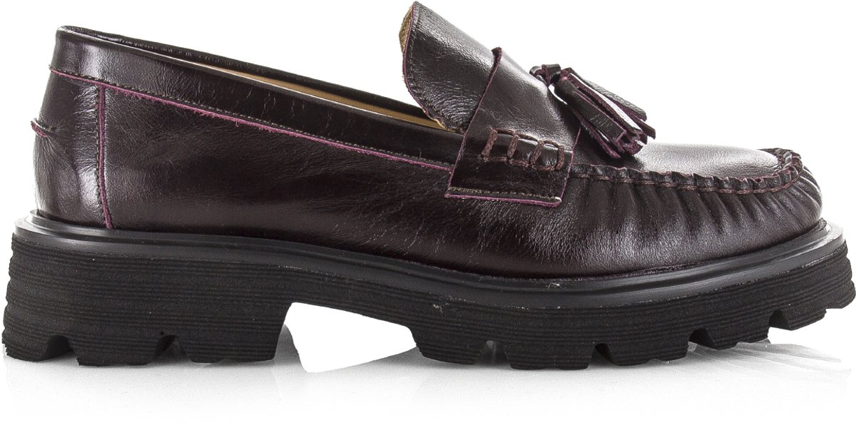 Babouche Bizou loafers bordo