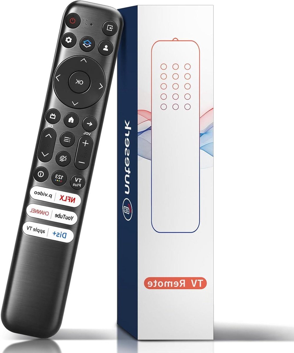 TCL TV Afstandsbediening - Vervangende Afstandsbediening - Smart TV Bediening - Geen Programmering Nodig