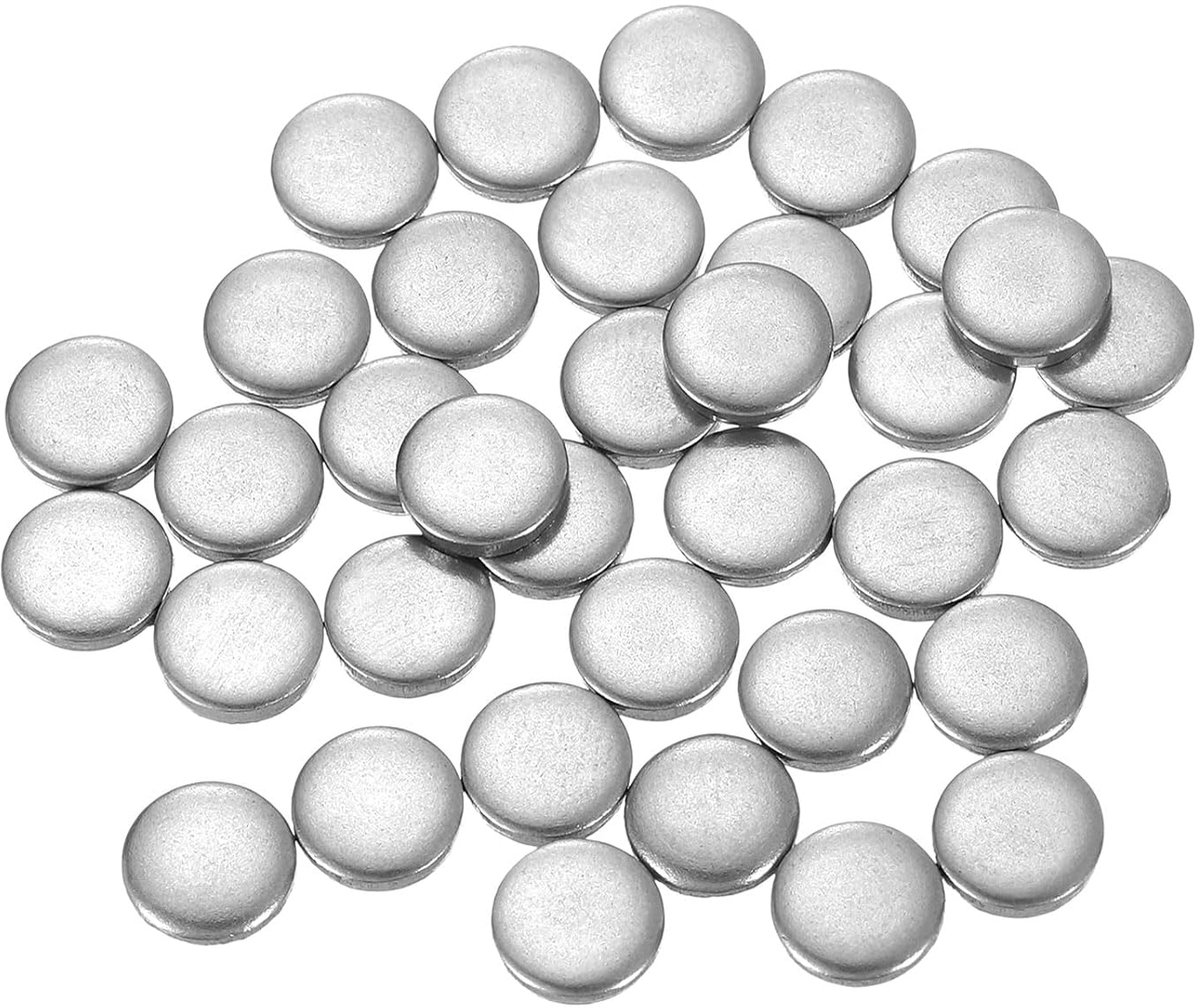 Stalen schijven, 6 mm diameter, 2 mm dikte van roestvrij staal 304, rond, plat, rond, voor het stempelen van metaal en het maken van sieraden