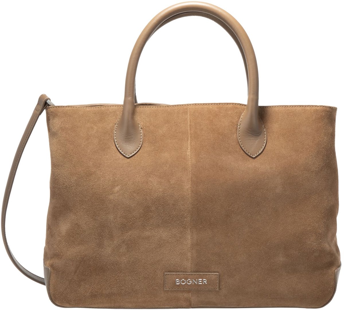 Bogner handtas schoudertas Loges Valesca Handbag Brown Lichtbruin