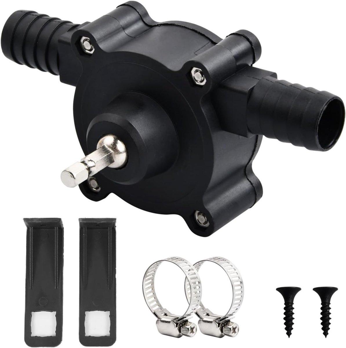 Vloeibare Waterpomp, Mini Elektrische Boorpomp, Elektrische Boorpomp, Mini Waterpomp, Zelfaanzuigende Transferpompen voor Dieselmotoren Vloeibare Olie, Zelfaanzuigend Vloeibaar Water