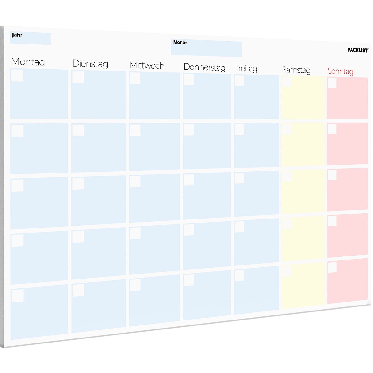 Elzusha - Maandplanner Blok A4 - Ongedateerd - Met ECO Verpakking
