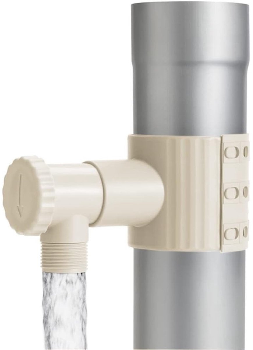 Elzusha - Regenwater Opvangset met Boorzaag - Geschikt voor Afvoerpijp 75-100 mm