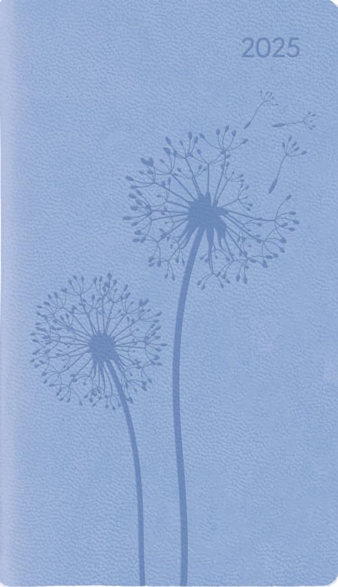 Edition - Ladytimer Slim Deluxe 2025 Sky, 9x15,6cm, Taschenkalender mit 128 Seiten im Tucson Einband, 1 Woche auf 2 Seiten, Monatsübersicht, Mondphasen und internationales Kalendarium