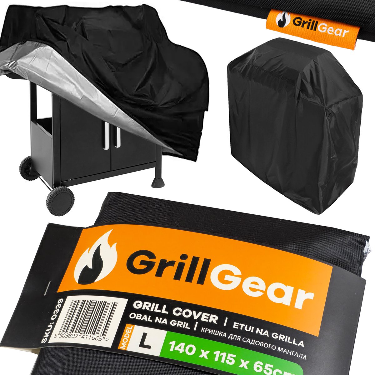 Grillhoes voor Lehmann BBQ Texas 3+1 - Waterdicht & UV-bestendig