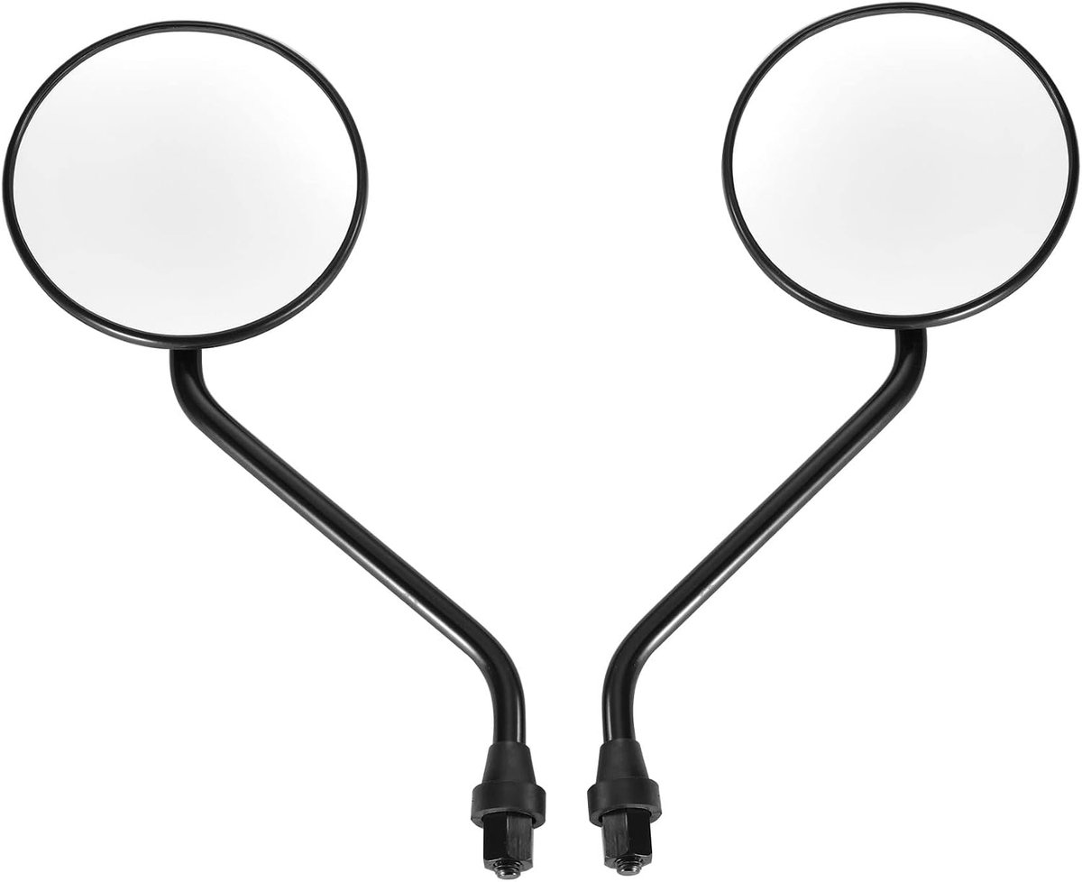 8mm Rechtsom Zijspiegel Vervanging voor 50cc 70cc 90cc 110cc 125cc 150cc 200cc 250cc ATV Scooter Pakket van 2