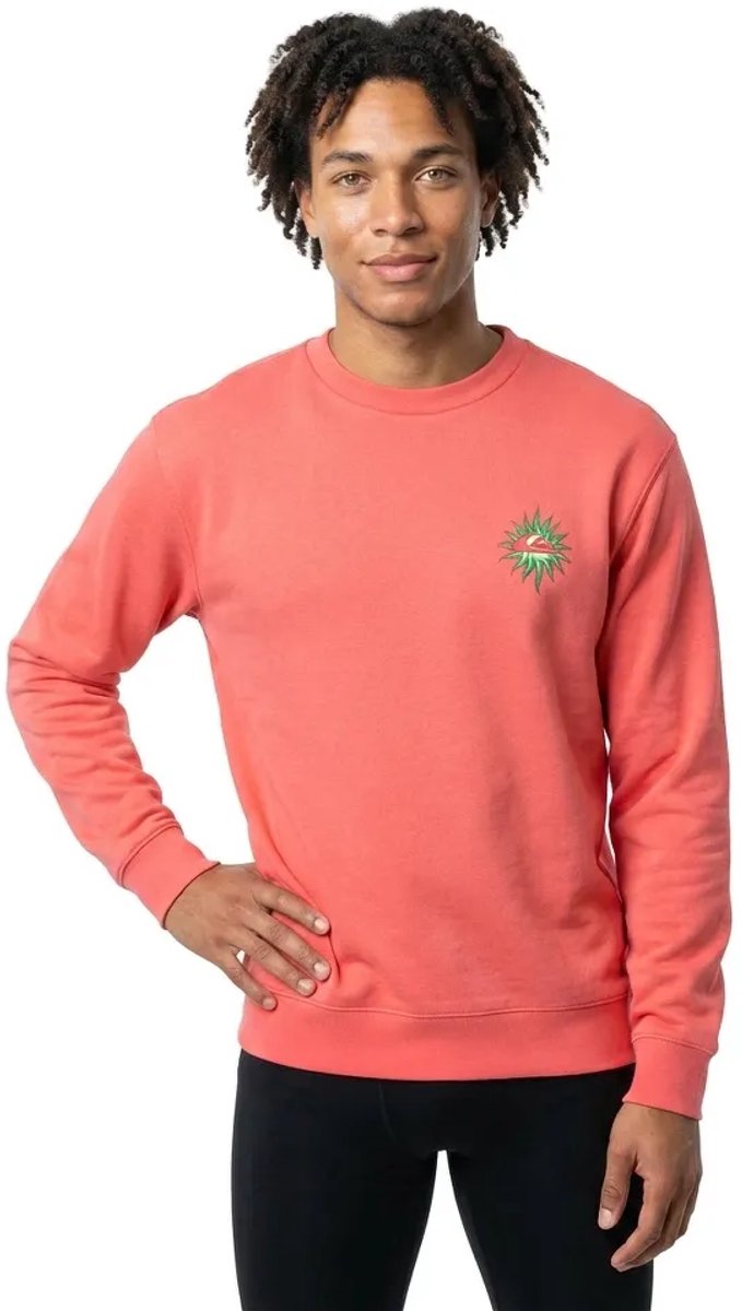 Quiksilver Salt Water Flow Sweatshirt S Man Rood