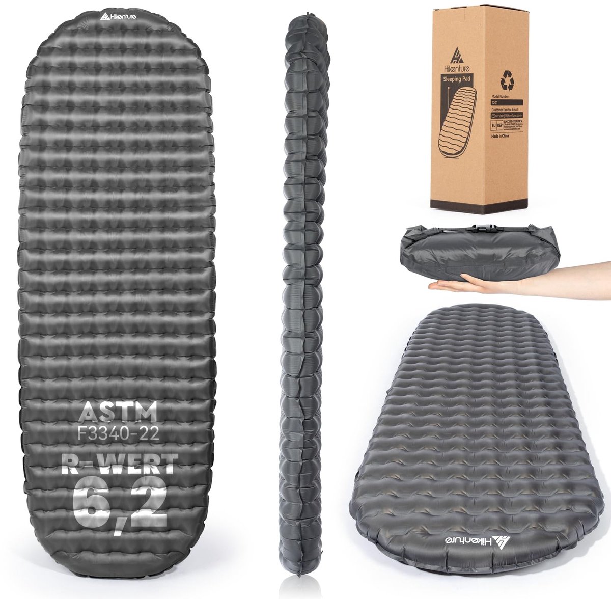 Omgoods - Ultralight Camping Slaapmat met 6.2 R-waarde, Opblaasbaar
