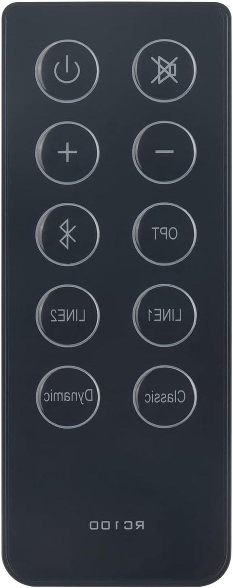 Universele Afstandsbediening - Vervangende Bediening - Muziek Bediening - Directe Werking - 12 x 6 cm - Zwart