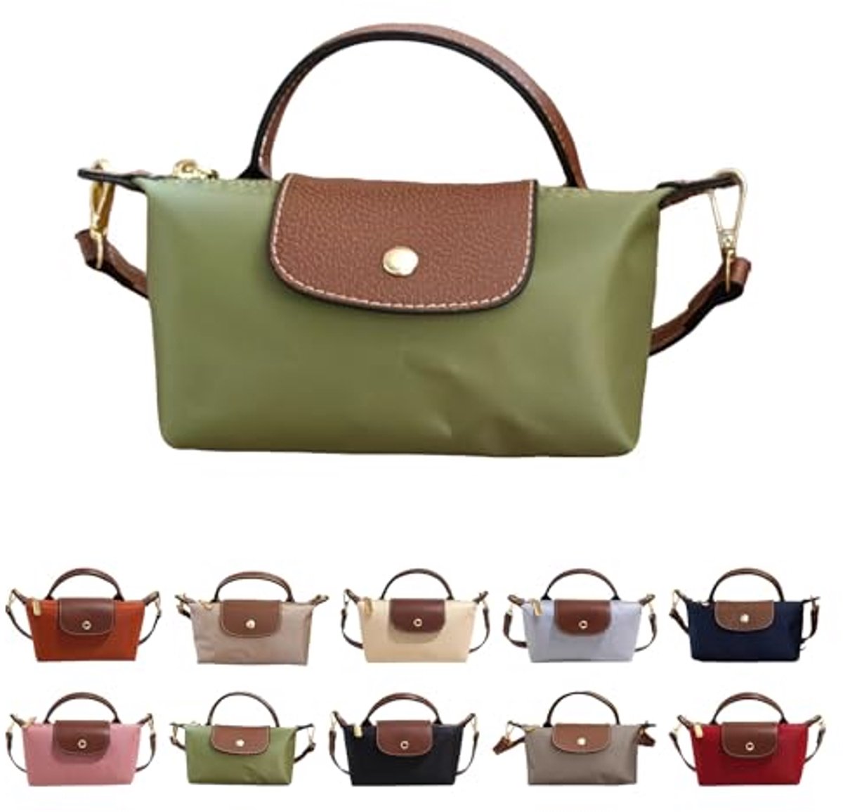 Casalora Mini Crossbody Tas voor Vrouwen - Kleine Schoudertas met Verstelbare Band - Ruim Design met Ritszakken voor Telefoon en Sleutels - Lichtgewicht en Duurzaam PU Leer - Modieuze Kleuren voor Dagelijks Gebruik en Reizen