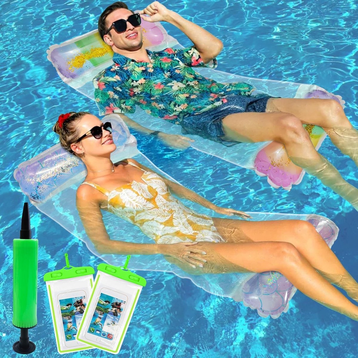 SolidKeus - 2-Pack Drijvende Hammock voor Buiten
