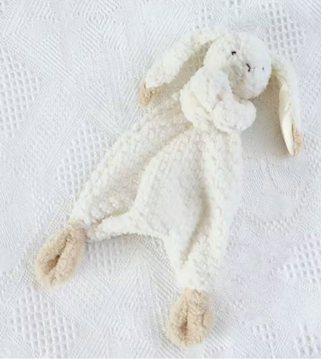 Knuffeldoekje Konijn - Katoen - Baby - Kind - 33x20cm