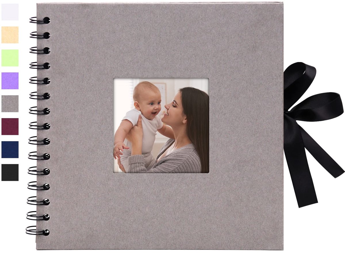 SolidKeus - Scrapbook Fotoalbum Set met Stickers en Kleurrijke Pennen