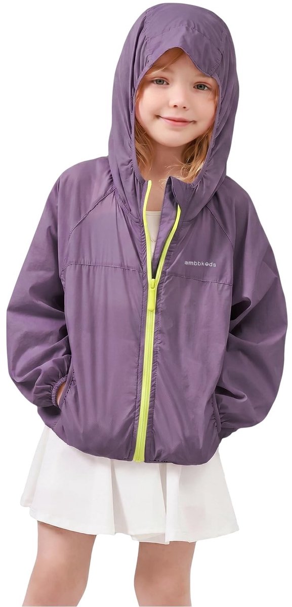 SolidKeus - UPF50+ Zonbeschermende Hoodie Jas voor Kinderen