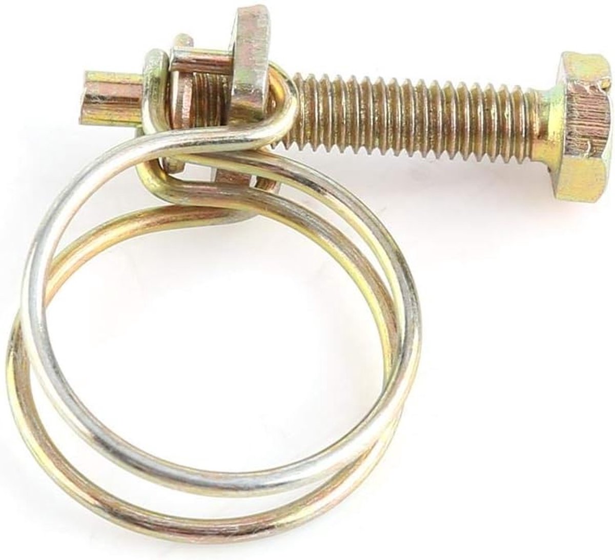 Verstelbare Dubbele Draad Slangenklemmen - 10 Stuks Water Slang Klemmen voor Sanitair, 16-19mm Diameter