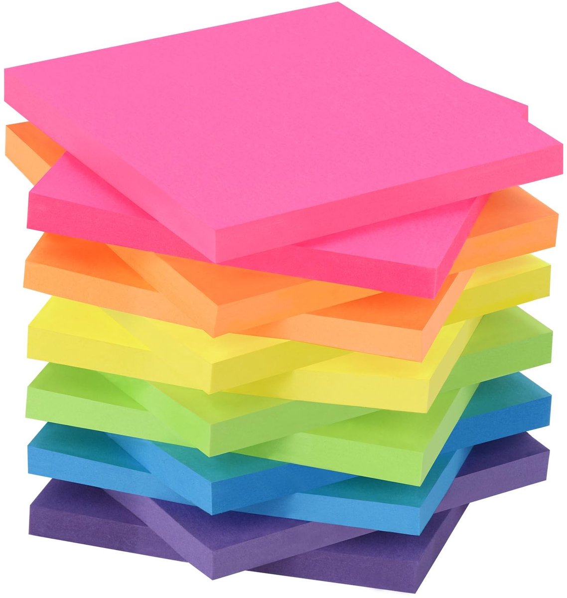 SolidKeus - Sticky Notes Set met 720 Vel in 6 Kleuren