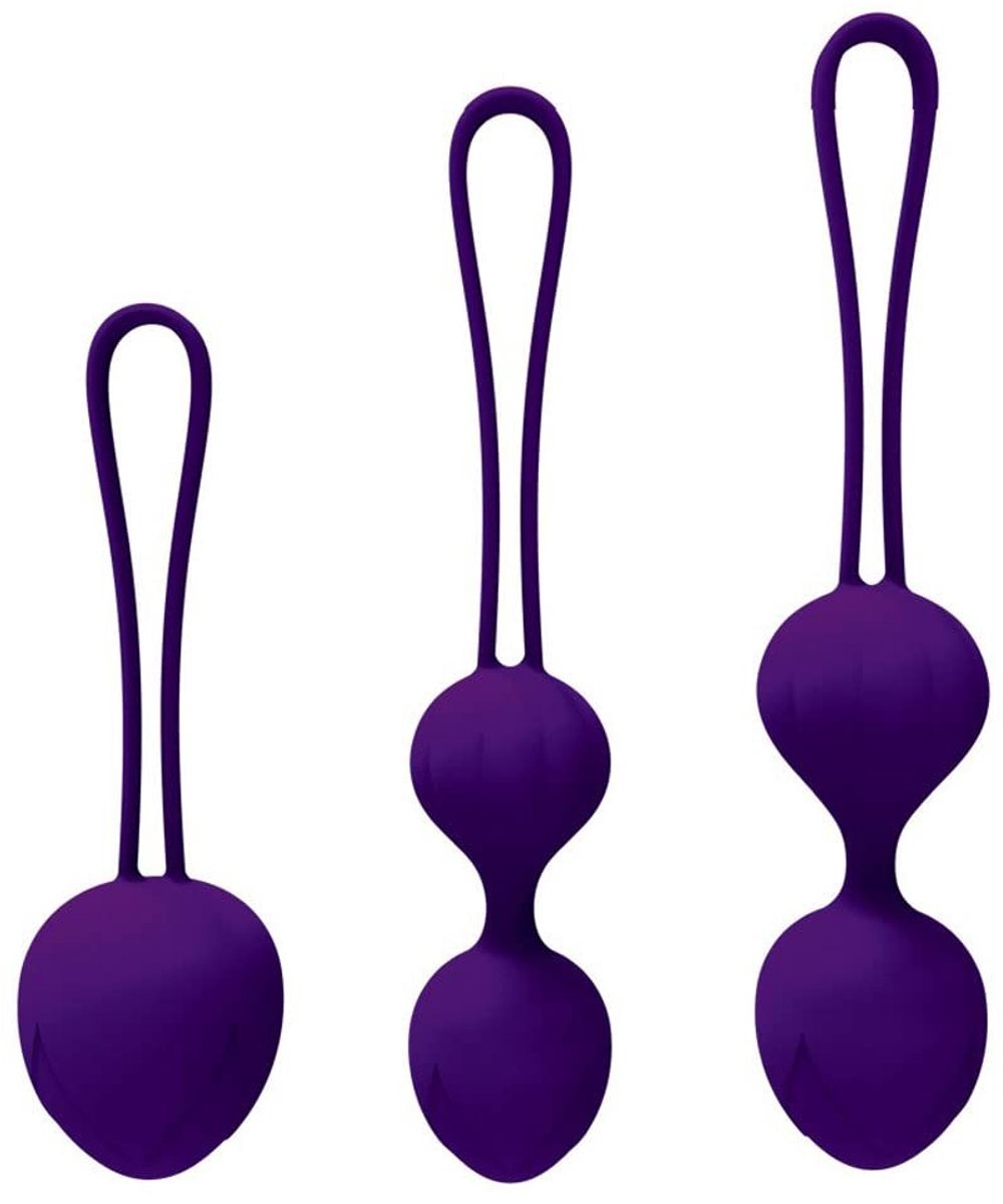 SolidKeus - Set van 3 Kegelgewicht Ballen voor Bekkenbodemoefeningen