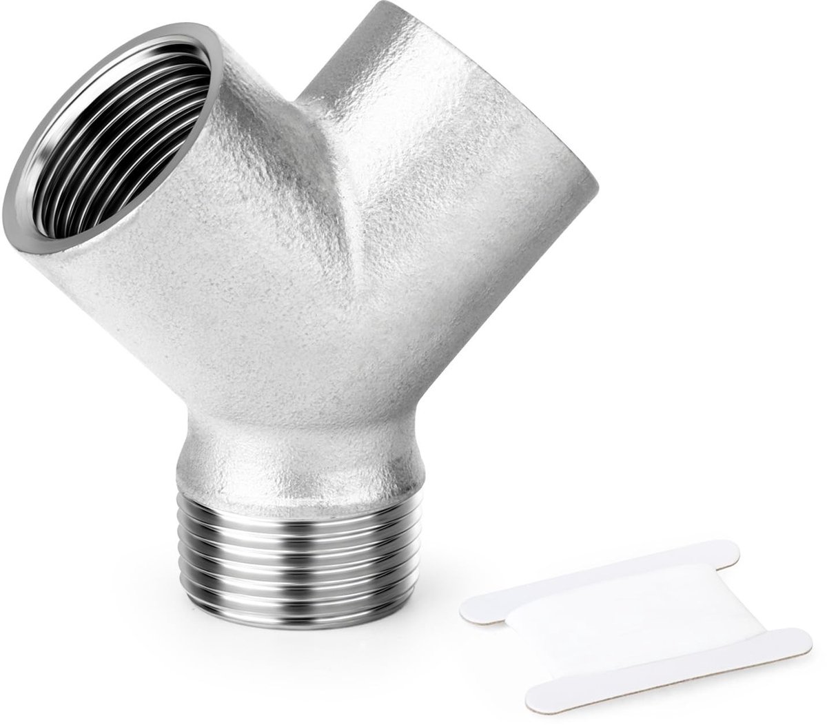 SolidKeus - 1 Stuk Y-vormige Leidingfitting in Roestvrij Staal