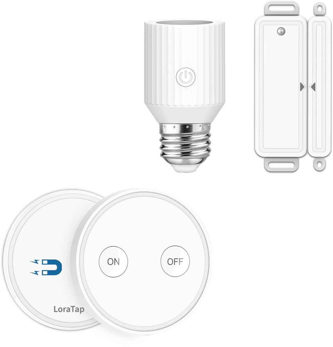 SolidKeus - E27 RF-Lamphouder met Deursensor