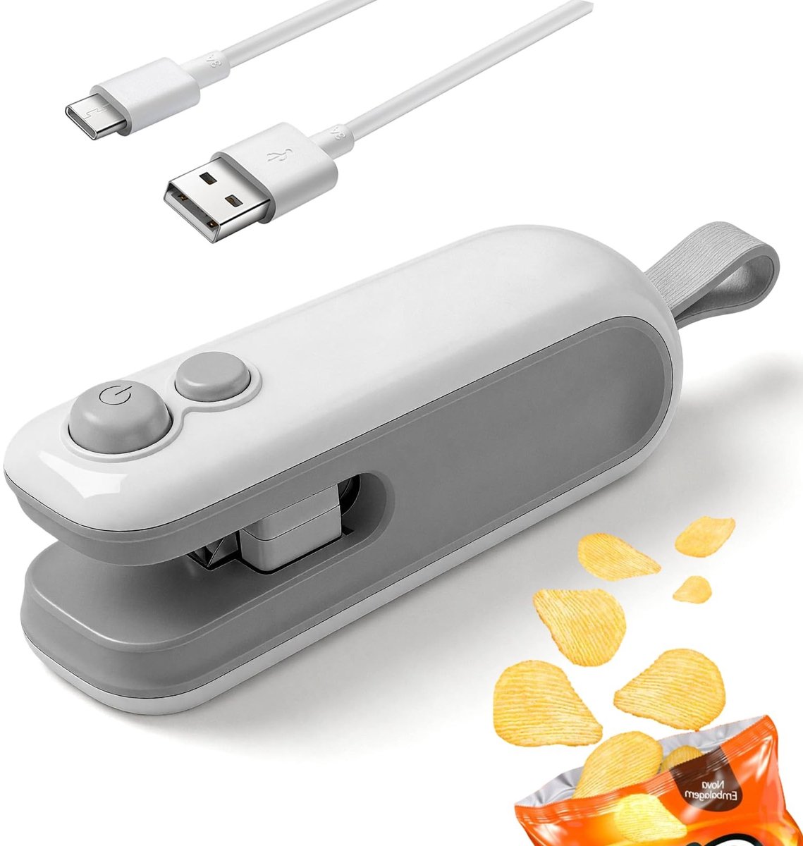 SolidKeus - Mini Pouch Sealer 2-in-1 met Snijfunctie