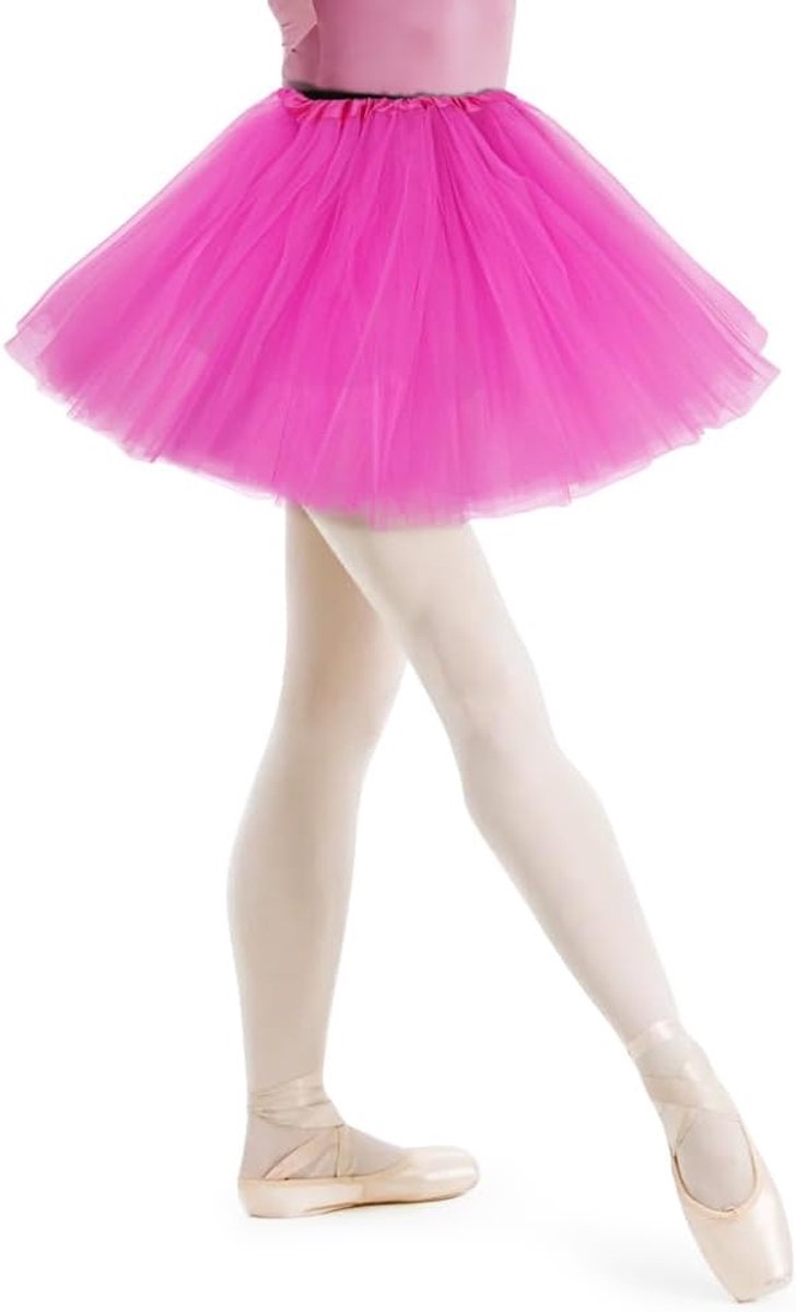 Klassieke Tutu Rok, Elastische 3-laagse Tule Rok, Ballet Tule Rok, Petticoat Onderrok voor Carnaval, Themafeest, Ballet, Dans, Verkleedkleding, Halloween Kostuum