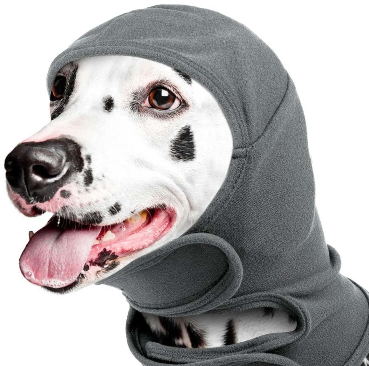 SolidKeus - Zachte Hoorbescherming voor Honden, Grijze Oorkappen