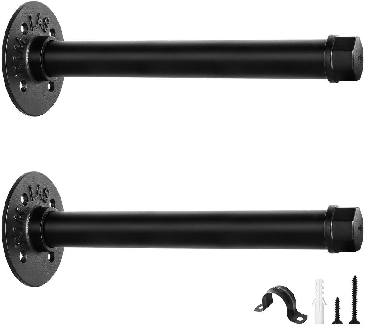 SolidKeus - Set van 2 Stevige Planksteunen voor Wandmontage