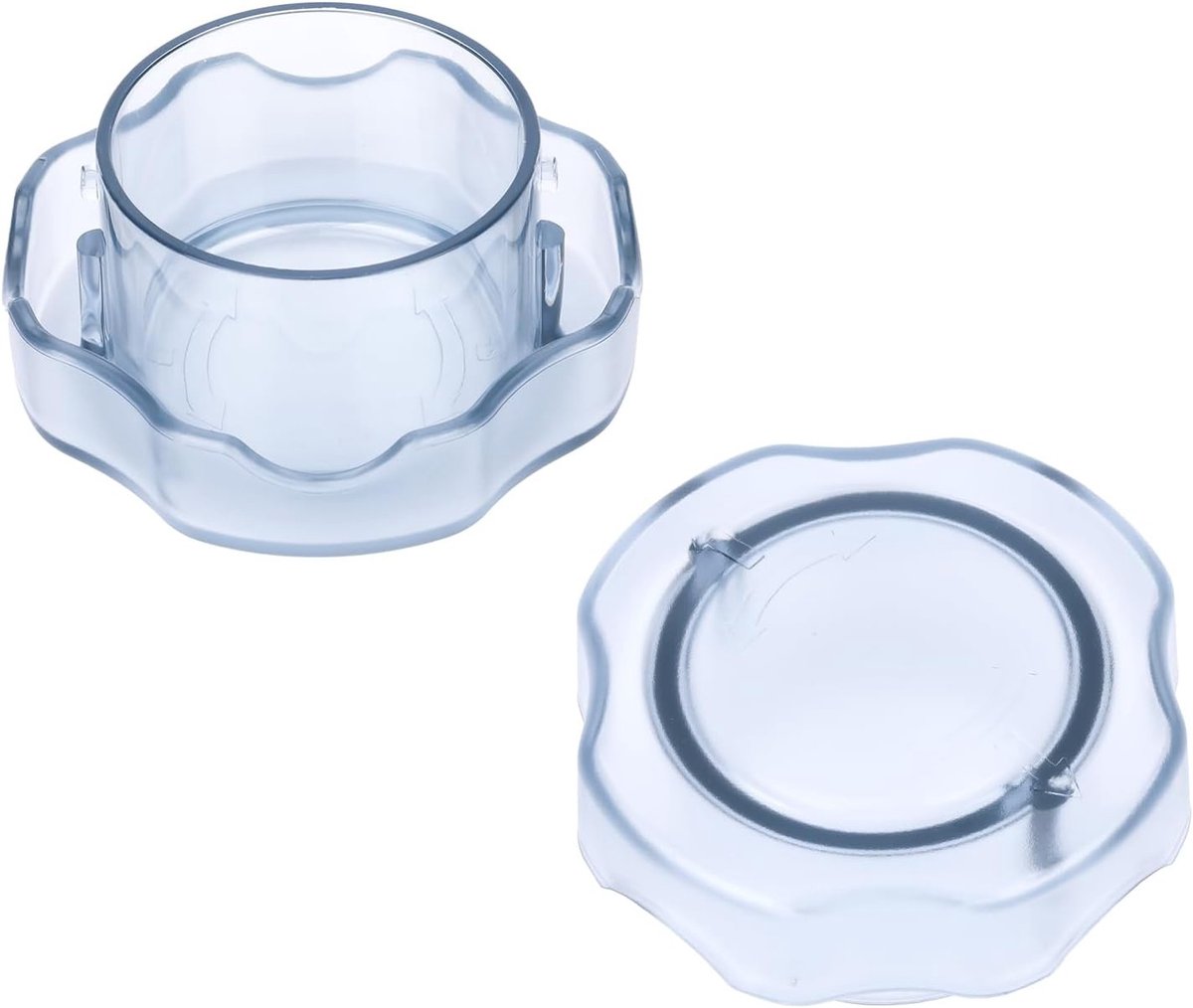 2 stuks vervangende dekselplug voor 64oz blendercontainer, geschikt voor Vitamix 7500 en 300 Professional Series, duurzaam plastic deksel voor optimale prestaties