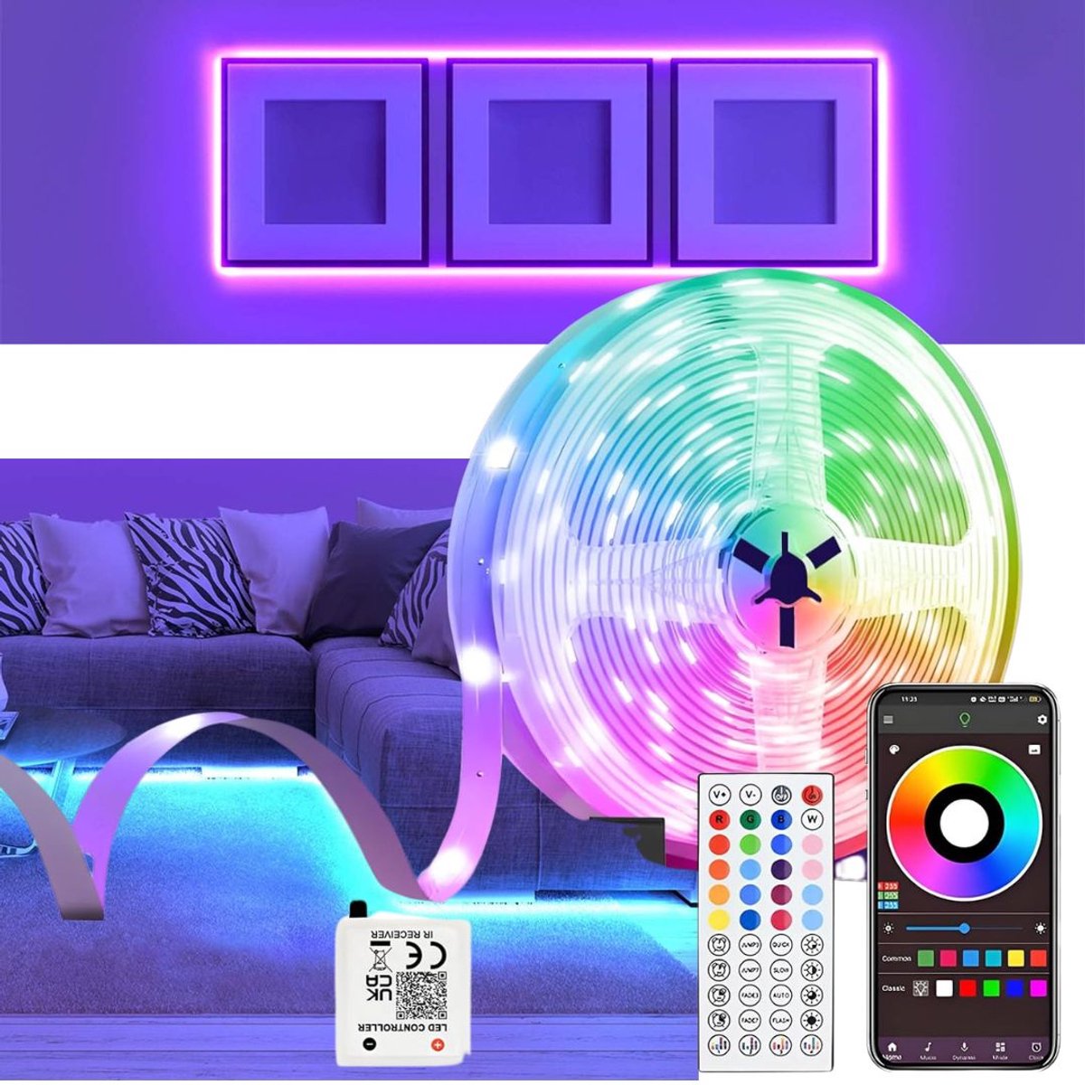 Zavio® LED Strip 30 Meter - LED Verlichting Strips - LED Light