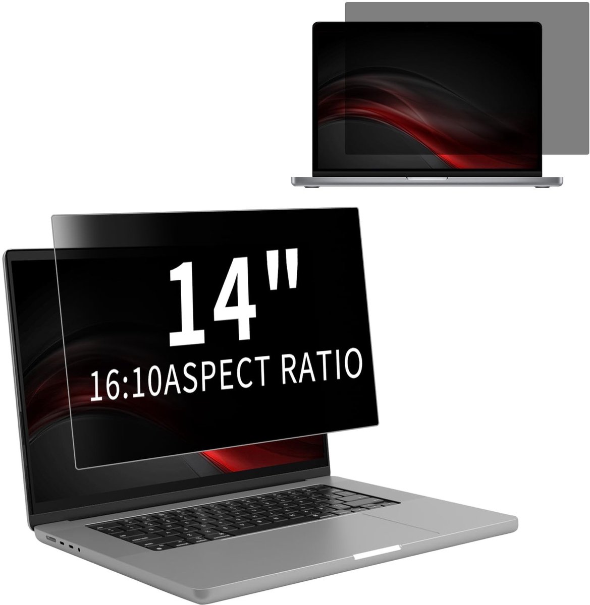 SolidKeus - Privacy Screen Protector voor 14 Inch Laptop, Anti-Glare