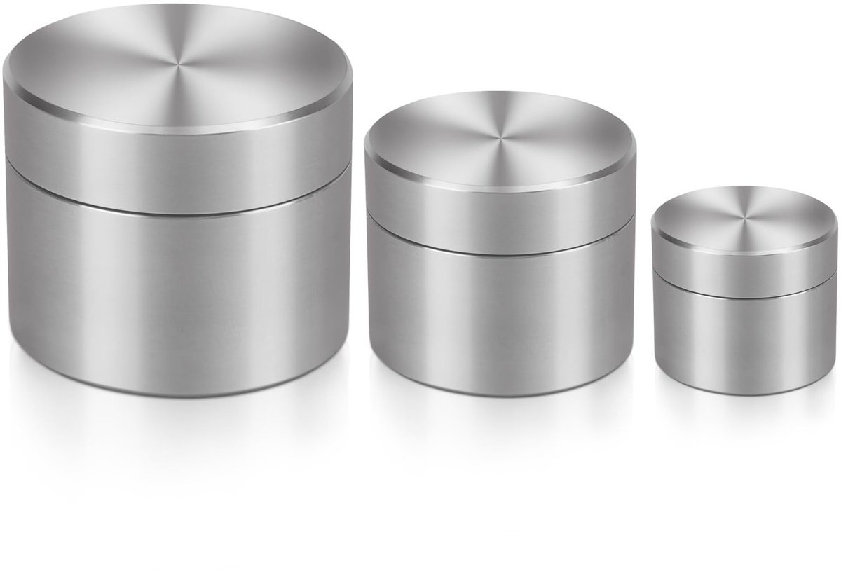 SolidKeus - RVS Sealing Box Set van 3 voor Opslag