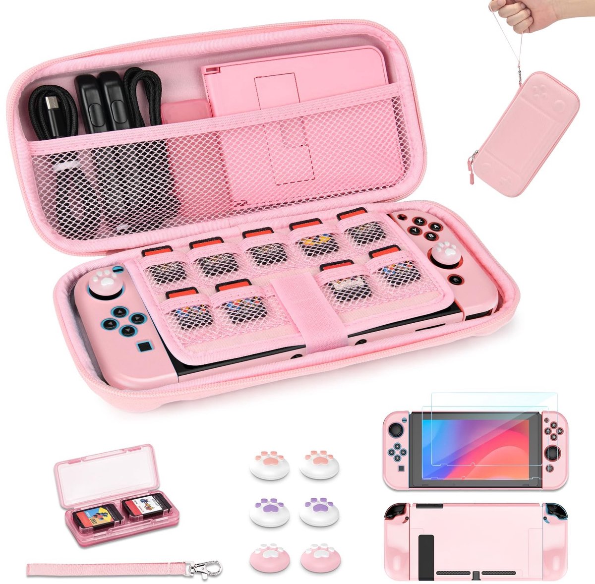 SolidKeus - Switch Covers met Stijlvol Ontwerp in Roze