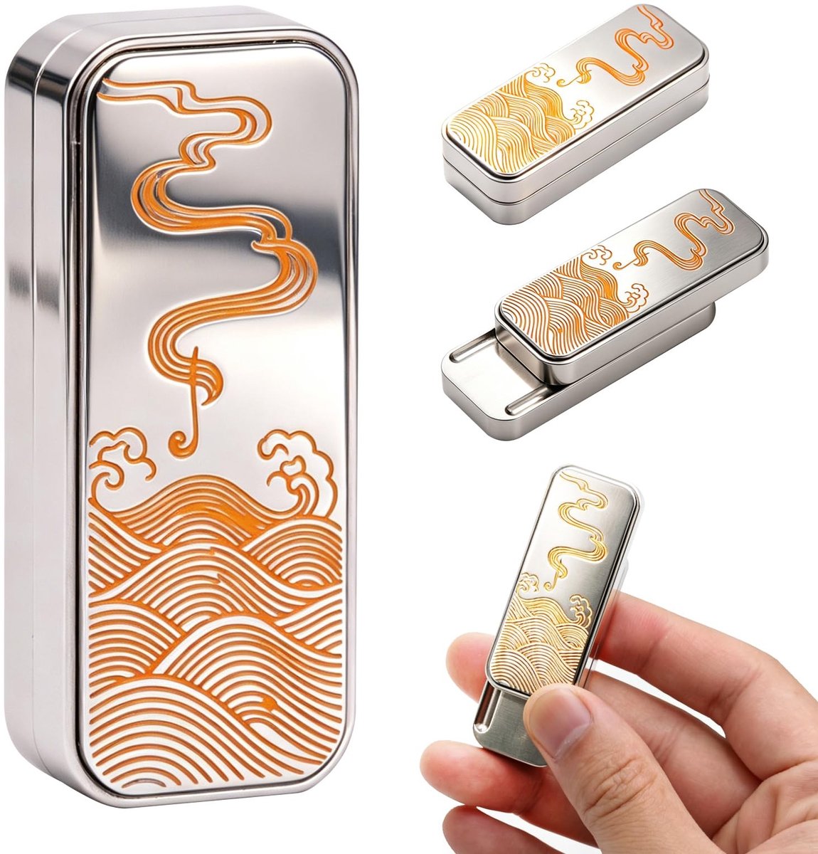 SolidKeus - Metalen Fidget Toy voor Volwassenen, Anti-Stress Speelgoed