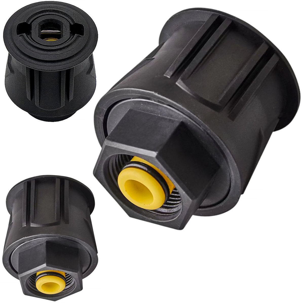 Rosfix Adapter Vervanging - Click Connect naar M22x1,5 Pen 14 - 160 Bar 60°C 10 L/min - Geschikt voor Kärcher