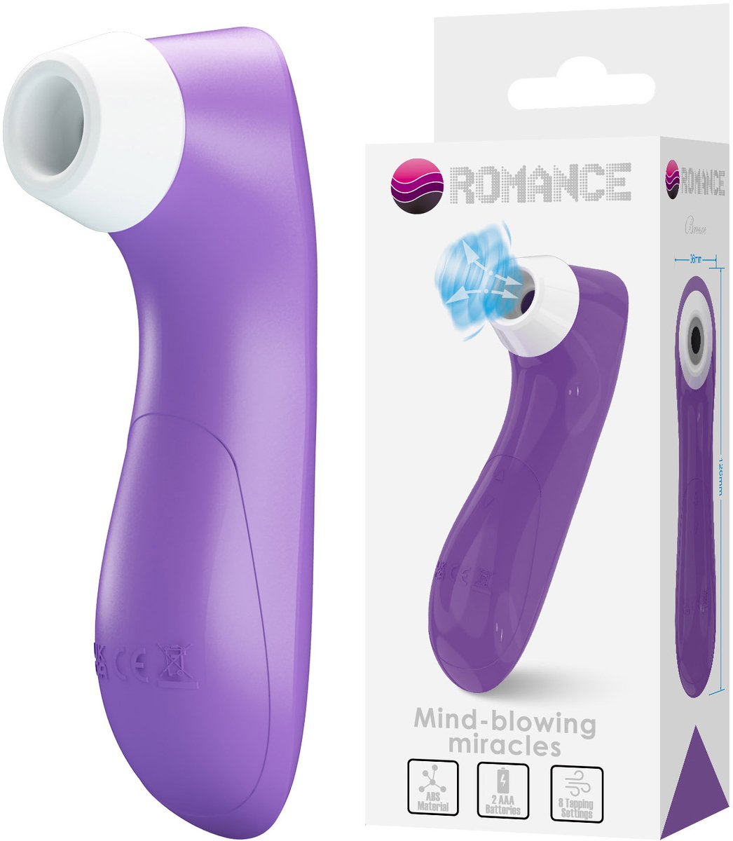 Romance Clitoriszuiger met pulsatietechnologie Paars - Clitoris Stimulator