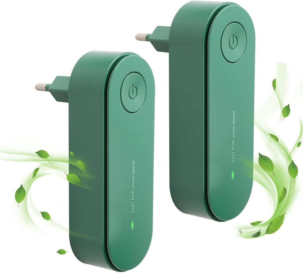 2 stuks Mini-luchtreiniger, ionisator, compact, stil, geurverwijderaar