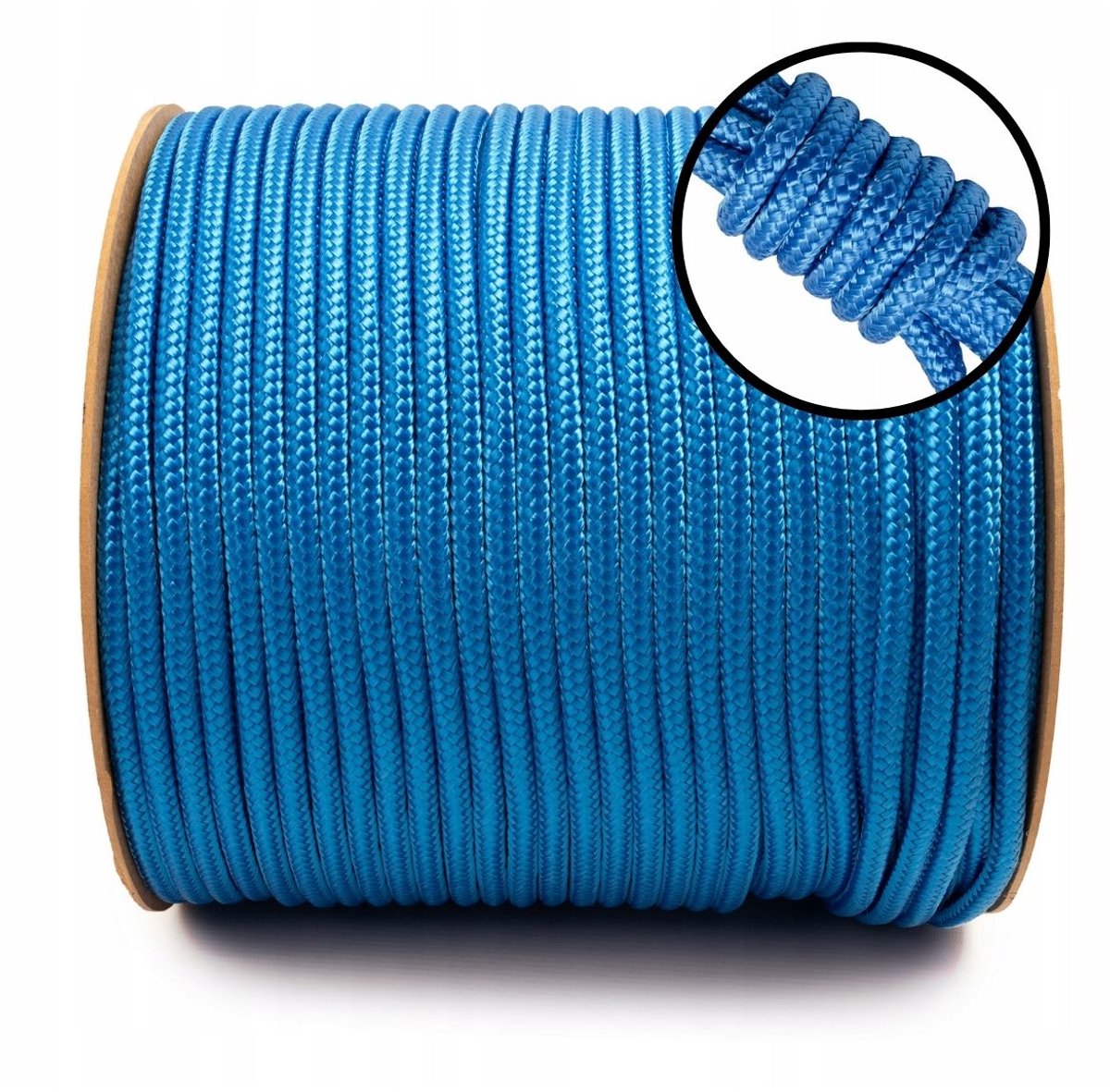 Blauwe Gevlochten Polypropyleen Touw 12mm - 30m Sterk Sleepkabel